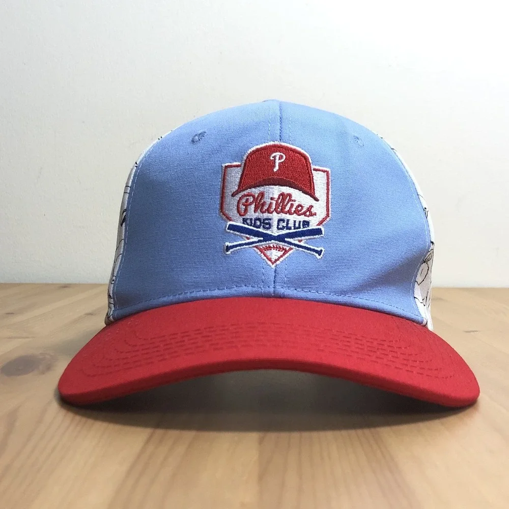 Philadelphia Phillies Kids Club Melon Wear Hat One Size Light Blue Baseball